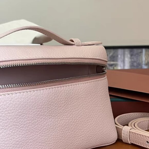 Loro Piana Pink Leather Handbag - Picture 7 of 7